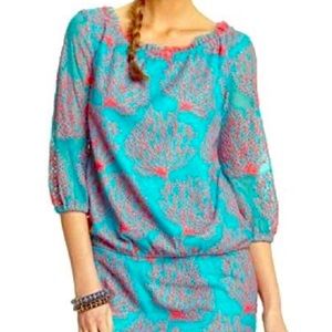 Lilly Pullitzer Cee Cee Dress, Snorkel Blue Coral